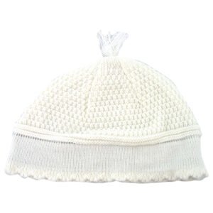 כיפה פריק לבן חלק 24 ס"מ