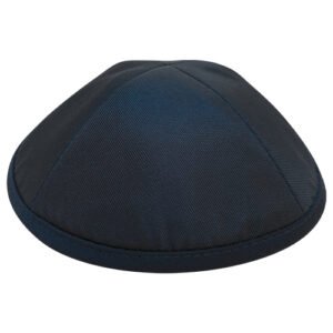 כיפה בד מהודרת כחול כהה מידה 2 גודל 17.5 ס"מ