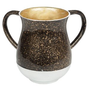 נטלה מהודרת קלה מאלומיניום בגוון שחור וזהב 13ס"מ