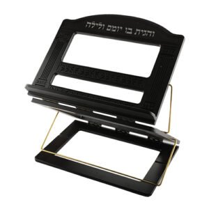 שטנדר מהודר מעץ מהגוני 3 קומות "שער וילנה" 28 37