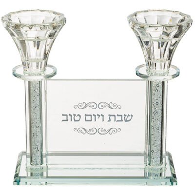 פמוטי קריסטל מהודרים 15 ס"מ