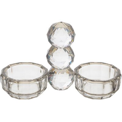 מלחייה קריסטל מהודרת 12X14 ס"מ