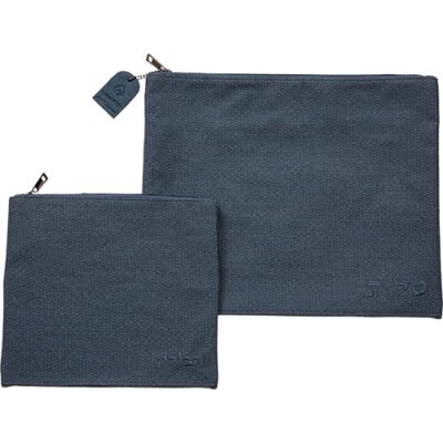 סט טלית תפילין דמוי עור מהודר 36X29 ס"מ