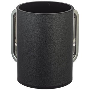 נטלה אקריליק מהודרת נצנץ וידיות כסף 13 ס"מ