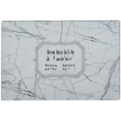 812 מגש חלה זכוכית עבה בלתי שבירה 25X37 ס"מ