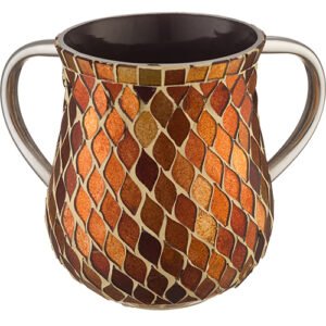 נטלה מאלומיניום מהודרת עם פסיפס 13 ס"מ