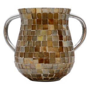 נטלה מאלומיניום מהודרת עם פסיפס 13 ס"מ