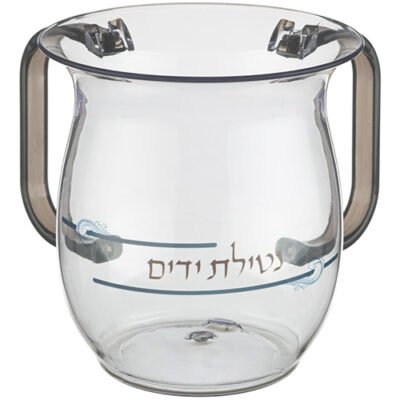 נטלה אקריליק מהודרת עם הדפסה וידיות צבעוניו