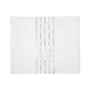 כיסוי חלה מהודר דמוי עור עם רקמה 55X45 ס"מ