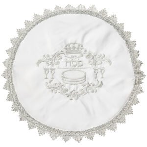 כיסוי פסח סטן עם רקמה 47 ס"מ אריזת צלופן