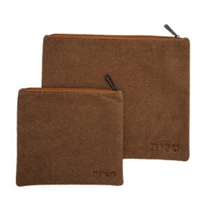 סט טלית תפילין בד דמוי פשתן 36X29 ס"מ