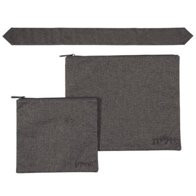 סט טלית תפילין ועטרה פשתן 36X29 ס"מ