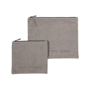 סט טלית תפילין בד דמוי פשתן "יברכך" 36X29 ס"מ