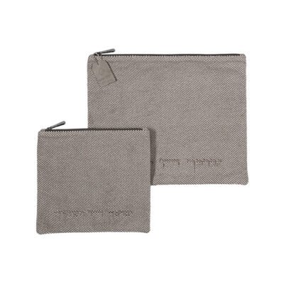 סט טלית תפילין בד דמוי פשתן "יברכך" 36X29 ס"מ