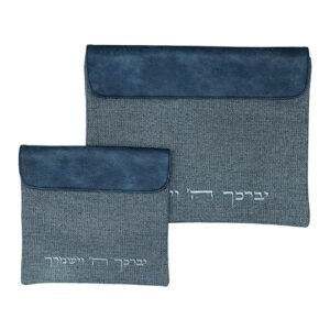 סט טלית תפילין בד פשתן 36X29 ס"מ