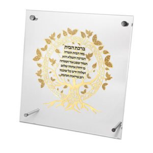מסגרת אקריליק מהודרת עם פלקטה 23x24 ס"מ