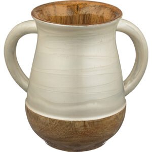 נטלה מהודרת קלה "עץ מנגו עבודת יד" 12 ס"מ