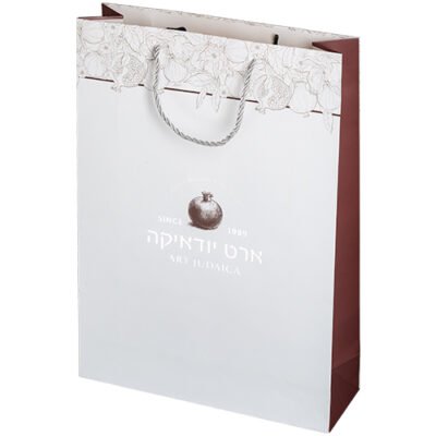 שקית נייר גודל 32x20 ס"מ ארט מהודרת