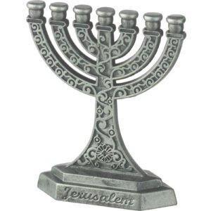 מנורה 7 קנים גימור פיוטר 6 ס"מ