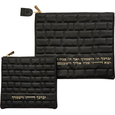 סט טלית תפילין מהודר דמוי עור 36X29 ס"מ