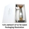 זוג פמוטי קריסטל מהודרים 20.5 ס"מ