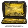 תיק טלית גדול גוון חום כהה פיו מפואר אותיות בולטות "כתר" 43X36 ס"מ