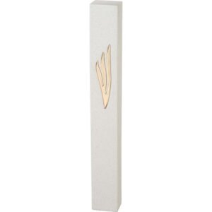 מזוזה "סמנט בטון" רחבה "ש" להבה כסף 30 ס"מ