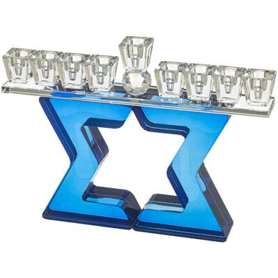 חנוכייה קריסטל מהודרת