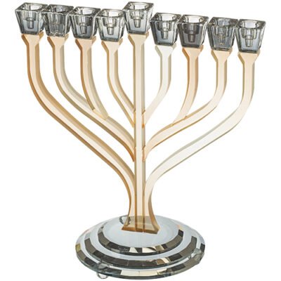 חנוכייה קריסטל מהודרת