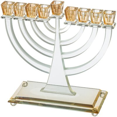 חנוכייה קריסטל מהודרת