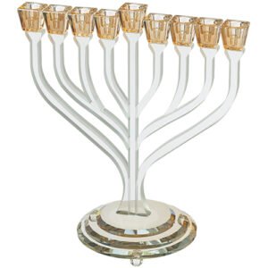 חנוכייה קריסטל מהודרת