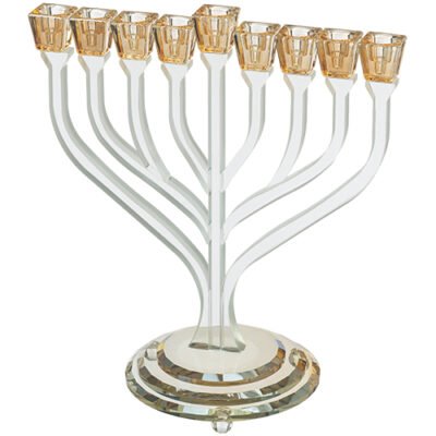 חנוכייה קריסטל מהודרת
