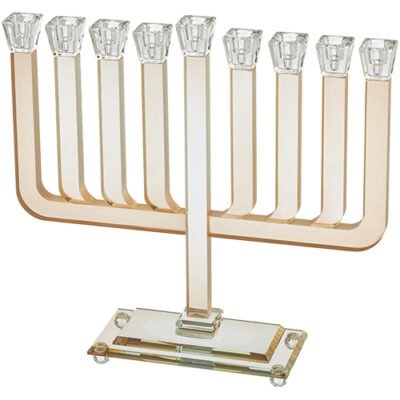 חנוכייה קריסטל מהודרת