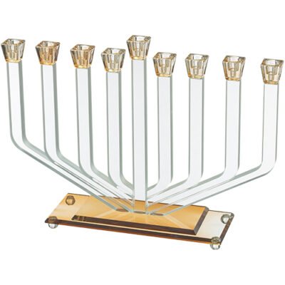 חנוכייה קריסטל מהודרת
