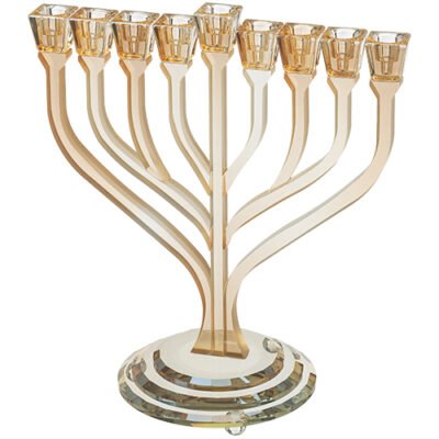 חנוכייה קריסטל מהודרת