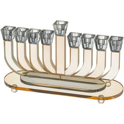 חנוכייה קריסטל מהודרת