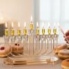 חנוכייה קריסטל מהודרת