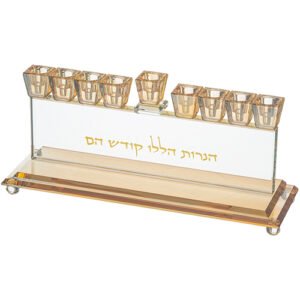 חנוכייה קריסטל מהודרת