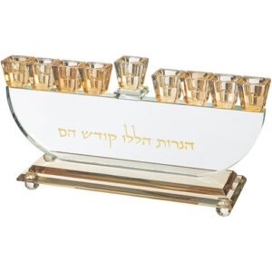 חנוכייה קריסטל מהודרת