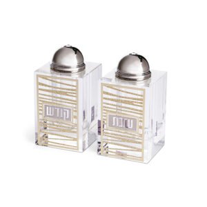 מלחיה קריסטל עם פלקטה חיתוך לייזר 6x4 ס"מ