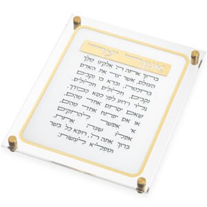 אשר יצר ע.מ אקריליק 29X35 ס"מ