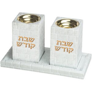 פמוטים עם מגש פולימר בטון