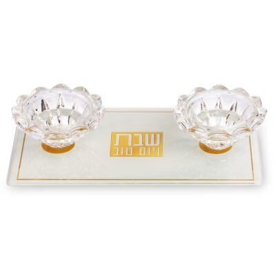 פמוטי זכוכית 10X18 ס"מ