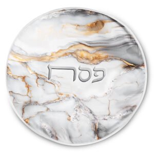 כיסוי מצה שיש זהב 45 סמ