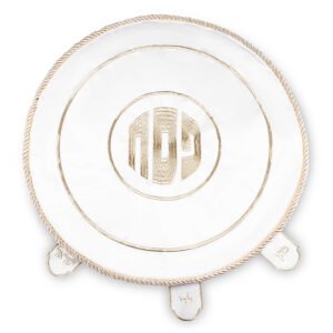 כיסוי פסח סטן עם רקמה זהב 45 ס"מ