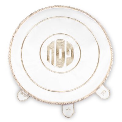 כיסוי פסח סטן עם רקמה זהב 45 ס"מ