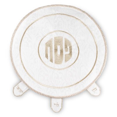 כיסוי פסח ברוקרט עם רקמה זהב 45 ס"מ