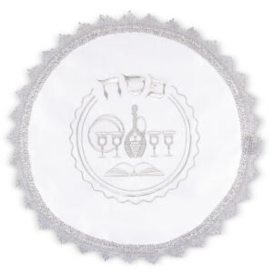 כיסוי פסח סטן עם רקמה 47 ס"מ אריזת צלופן