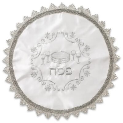 כיסוי פסח סטן עם רקמה 47 ס"מ אריזת צלופן