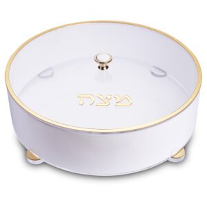 קופסא למצה עגולה מאקריליק 40 ס"מ